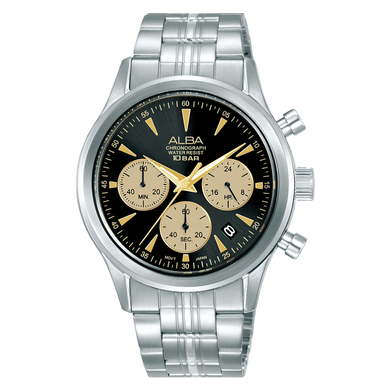 Alba Active AT3K47X Stainless Steel Quartz Chronograph Men Watch