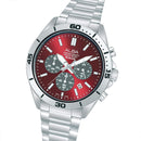 Alba Active AT3K83X Red Dial Steel Quartz Chronograph Men Watch