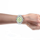 Alba Active AT3K85X Luminous Dial Steel Quartz Chronograph Men Watch