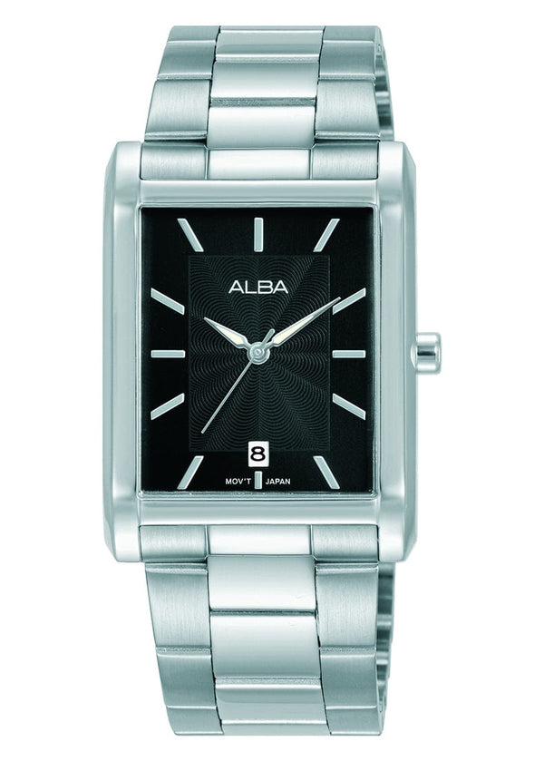 Alba Prestige AG8P85X Analog Black Dial Stainless Steel Men Watch