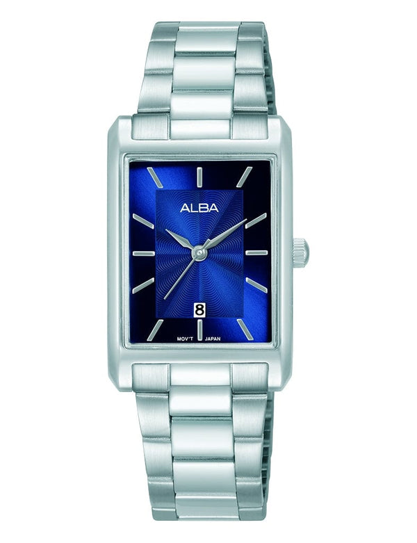 Alba Fashion AH7DG9X Analog Blue Dial Stainless Steel Women Watch