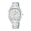 Alba Fashion AH7EJ9X White MOP Dial Stainless Steel Quartz Women Watch