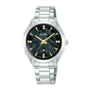 Alba Fashion AH7EK1X Black MOP Dial Stainless Steel Quartz Women Watch