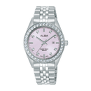 Alba Fashion AH7FE1X1 Analog Pink Dial Stainless Steel Women Watch