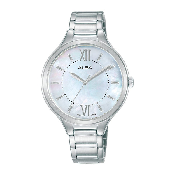 Alba Fashion AH8899X White Mother of Pearl Quartz Women Watch