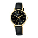 Alba Fashion ARX098X Black Leather Quartz Women Watch