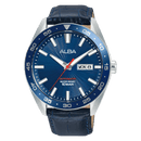 Alba Mechanical A3B013X Automatic Blue Dial Leather Strap Men Watch 