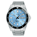 Alba Mechanical AL4459X Automatic Blue Dial Stainless Steel Men Watch