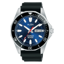Alba Mechanical AL4465X Automatic Blue Dial Silicone Strap Men Watch
