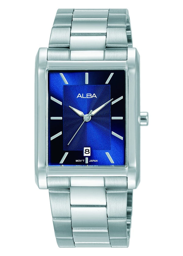 Alba Prestige AG8P83X Analog Blue Dial Stainless Steel Strap Men Watch