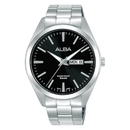Alba Prestige AJ6207X Black Dial Stainless Steel Quartz Men Watch