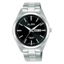 Alba Prestige AJ6207X Black Dial Stainless Steel Quartz Men Watch