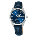 Alba Prestige AN8127X Blue Dial Leather Strap Quartz Women Watch