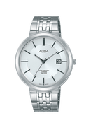 Alba Prestige AS9D83X Analog White Dial Stainless Steel Men Watch