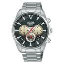 Alba SignA AT3J15X Stainless Steel Black Quartz Chronograph Men Watch
