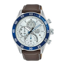 Alba Active AM3901X Leather Chronograph Quartz Men Watch
