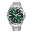 Alba Automatic AL4391X Stainless Steel Green Dial Men Watch