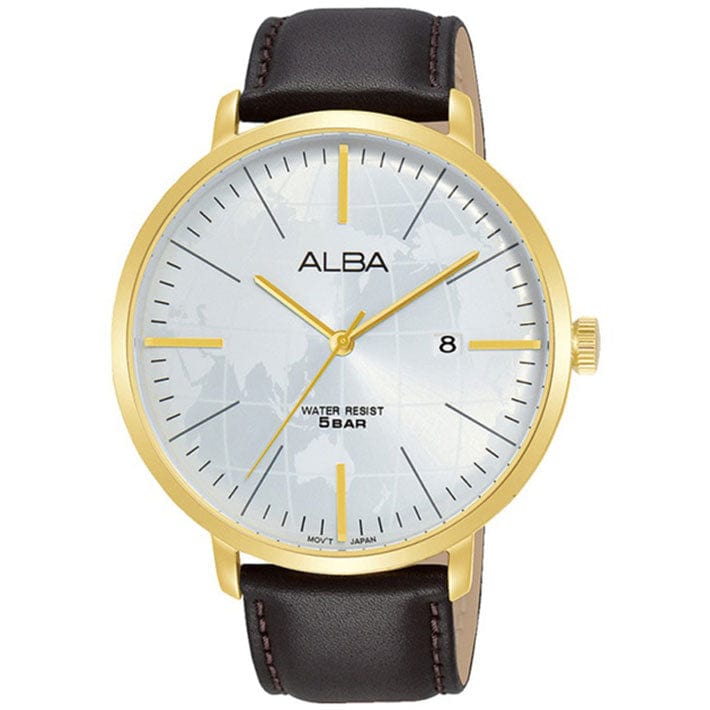 Alba Prestige AS9J88X Analog Leather Strap Men Watch Malaysia