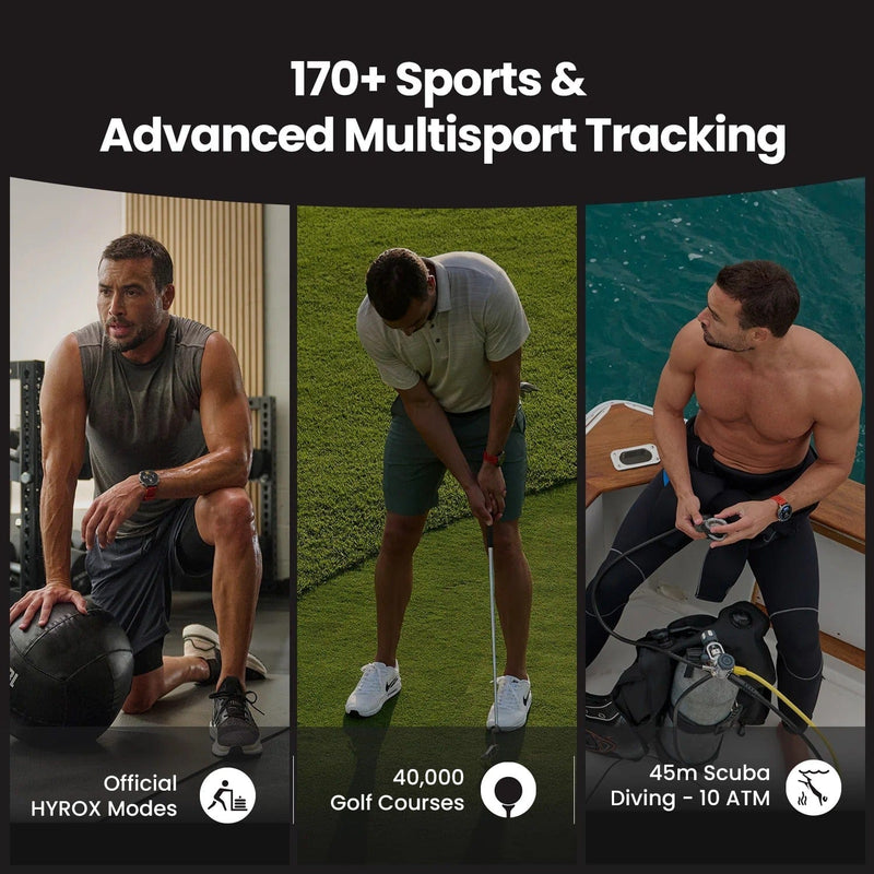 Amazfit Balance 2 Multi-sport modes HYROX, Golf and Scuba Diving