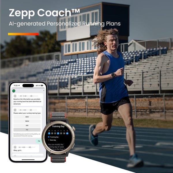 Amazfit Cheetah Pro Premium Running Smartwatch Zepp Coach