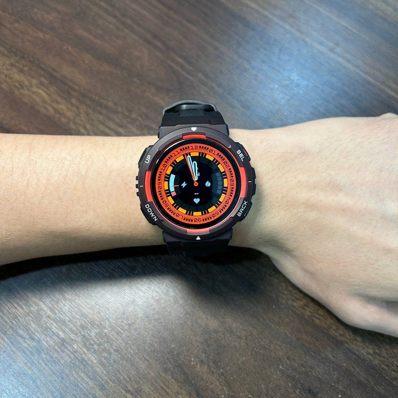 [Pre-Owned] Amazfit Active Edge Lifestyle Smartwatch (Lava Black)