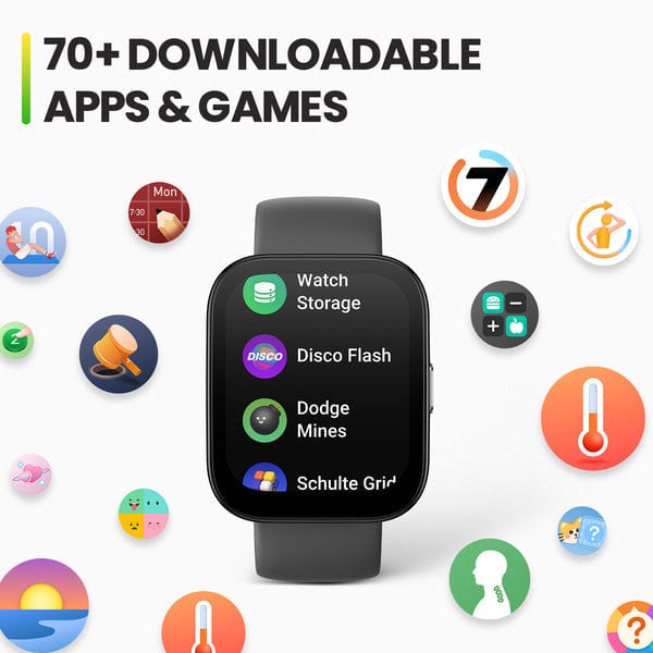 Amazfit BIP 5 Fitness Smartwatch Apps & Games Modes