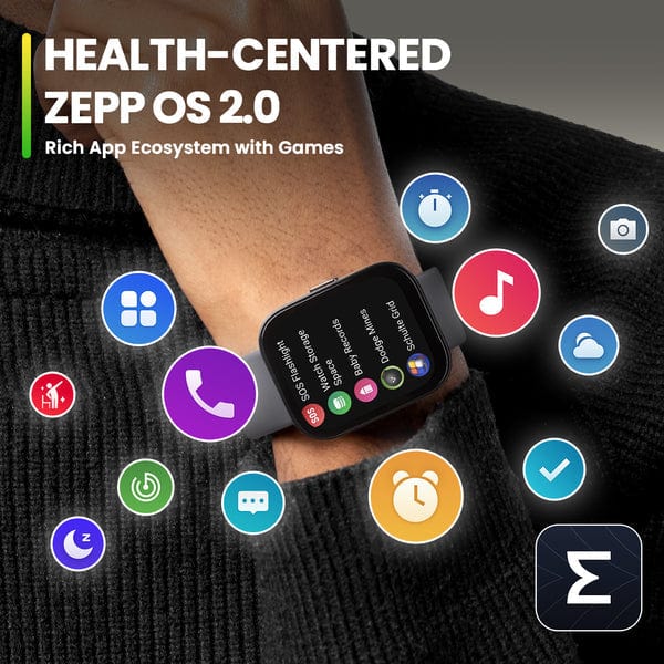 Amazfit BIP 5 Fitness Smartwatch ZEPP Apps