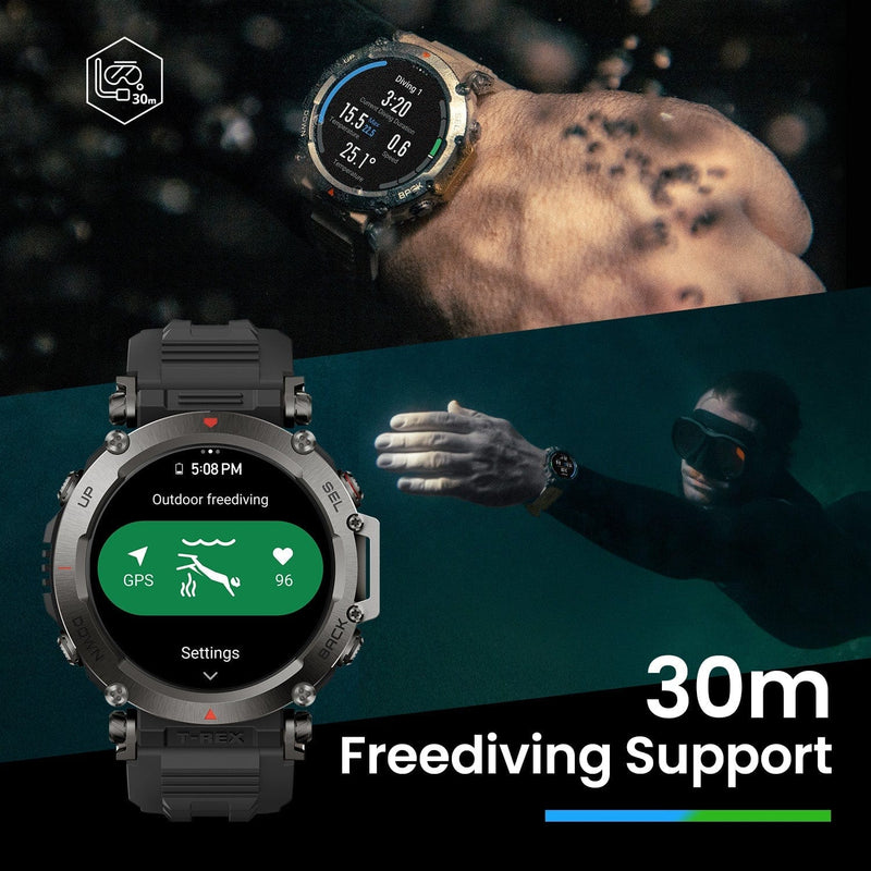 Amazfit T-REX ULTRA Fitness Smartwatch Diving Support Function