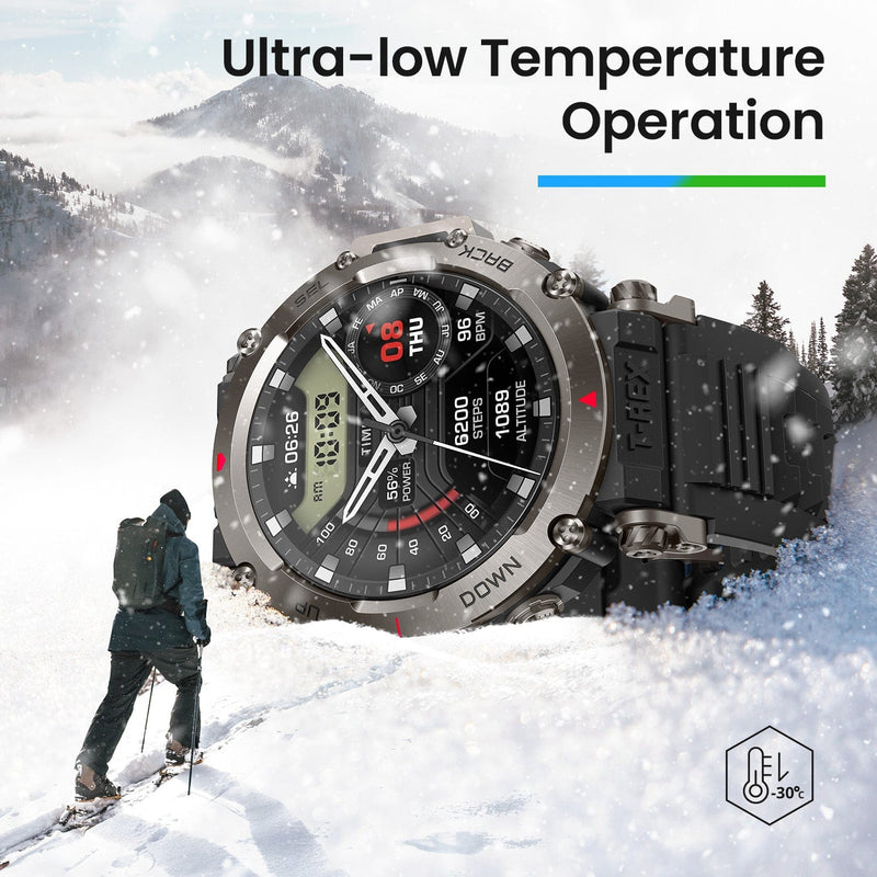 Amazfit T-REX ULTRA Fitness Smartwatch Temperature Function