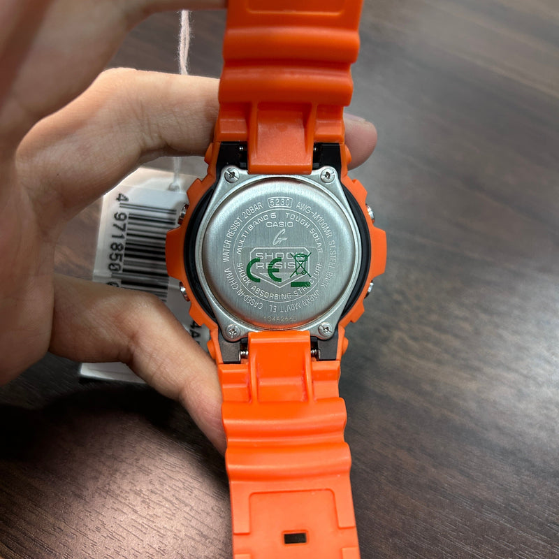[Pre-Owned] Casio G-Shock AWG-M100MR-4A Discontinued Orange Tough Solar Watch