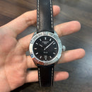 [Pre-Owned] Tissot PR 100 Sport Black Leather Men Watch