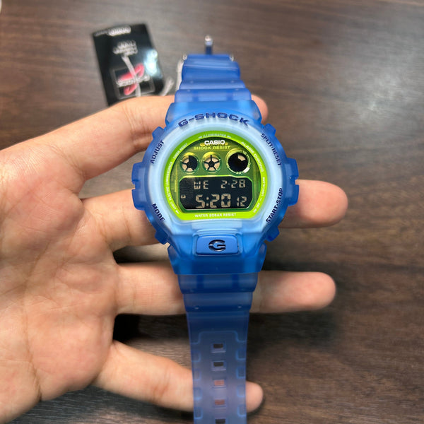[Pre-Owned] Casio G-Shock DW-6900LS-2PRE Special Edition Blue Jelly Men Watch
