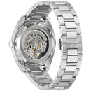 Bulova Surveyor 96A292 Full Skeleton Stainless Steel Automatic Men Watch