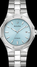 Bulova Classic Octagon 96B462 Blue Sapphire Automatic Men Watch