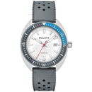 Bulova Snorkel 98B449 Great White Shark  Rubber Strap Quartz Men Watch