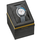 Bulova Snorkel 98B449 Great White Shark  Rubber Strap Quartz Men Watch