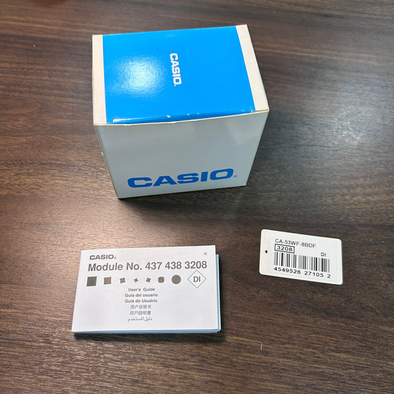 [Pre-Owned] Casio Data Bank CA-53WF-8B Digital Watch
