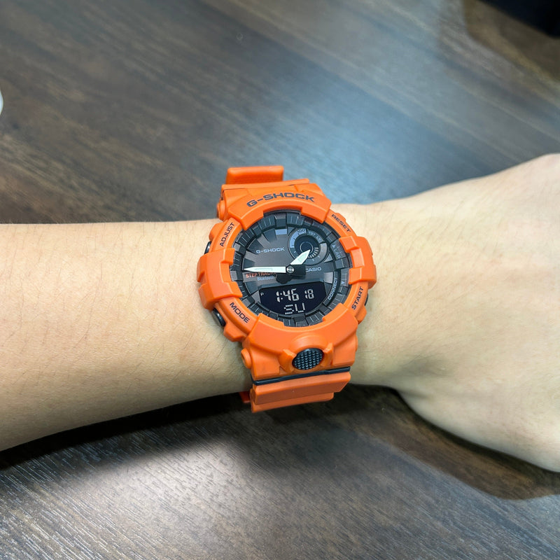 [Pre-Owned] Casio G-Shock G-Squad GBA-800-4A Orange Men Watch
