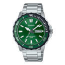 Casio Enticer Duro MTD-125D-3AV Green Dial Diver Style Men Watch