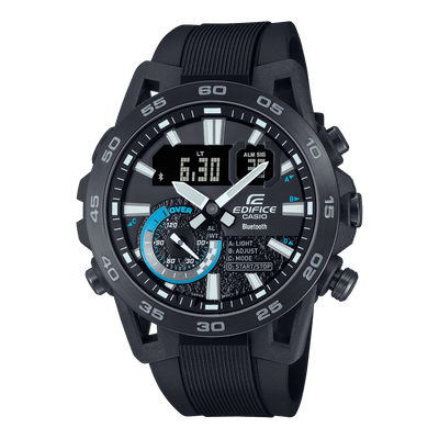 Casio Edifice  ECB-40PB-1A Sospensione Black Resin Men Watch Malaysia