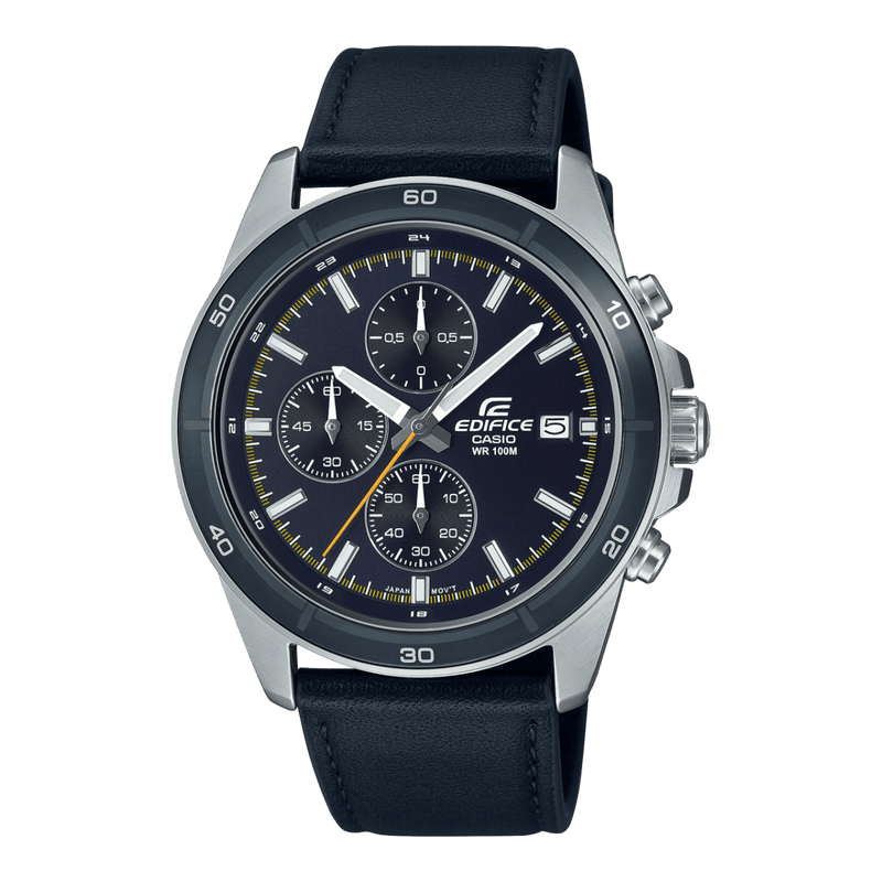 Casio Edifice EFR-526L-2CV Blue Leather Quartz Chronograph Men Watch