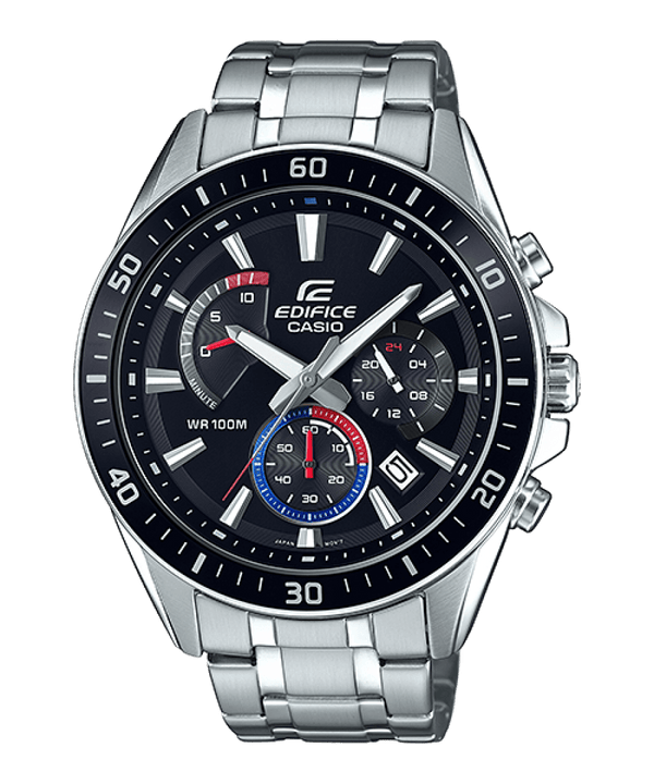 Casio EDIFICE Standard Chronograph EFR-552D-1A3 Stainless Steel Watch