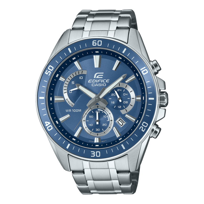 Casio Edifice Standard Chronograph EFR-552D-2A Stainless Steel Watch