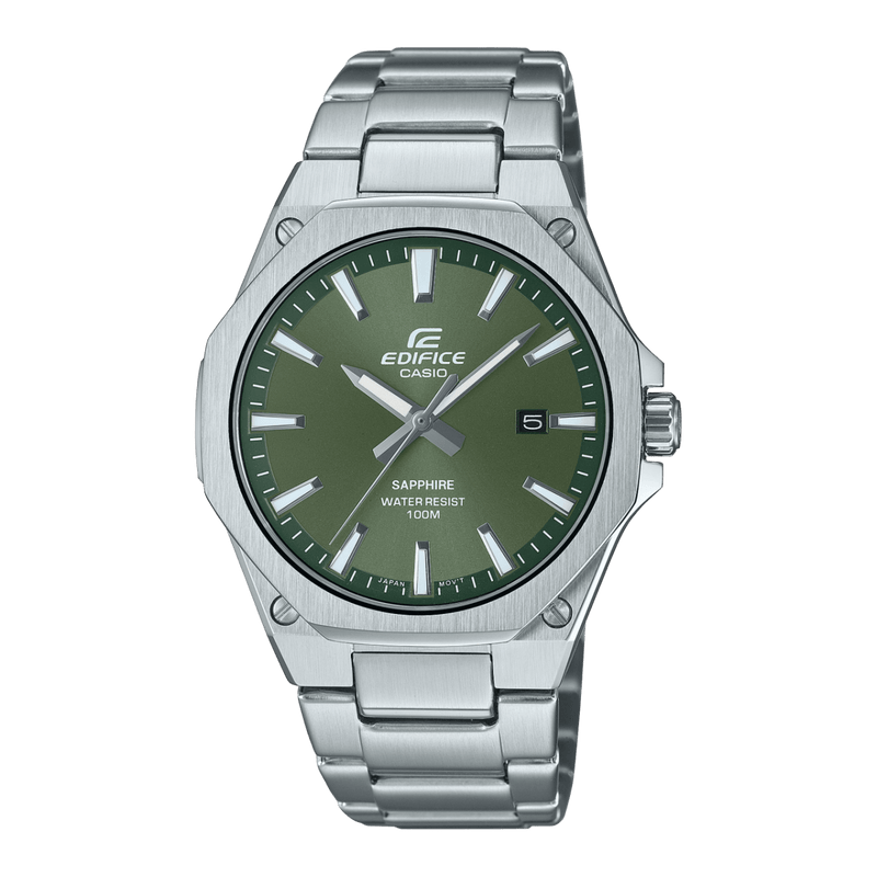 Casio Edifice EFR-S108D-3AV Sapphire Crystal Green Men Watch Malaysia 