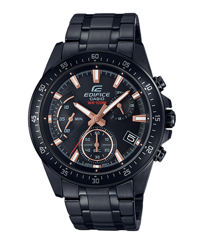 Casio Edifice EFV-540DC-1BV Chronograph Black Steel Men Watch Malaysia