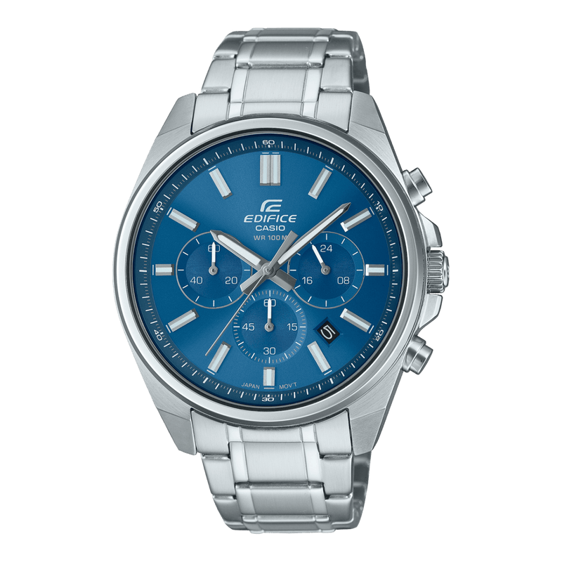 Casio Edifice EFV-650D-2AV Chronograph Blue Stainless Steel Men Watch