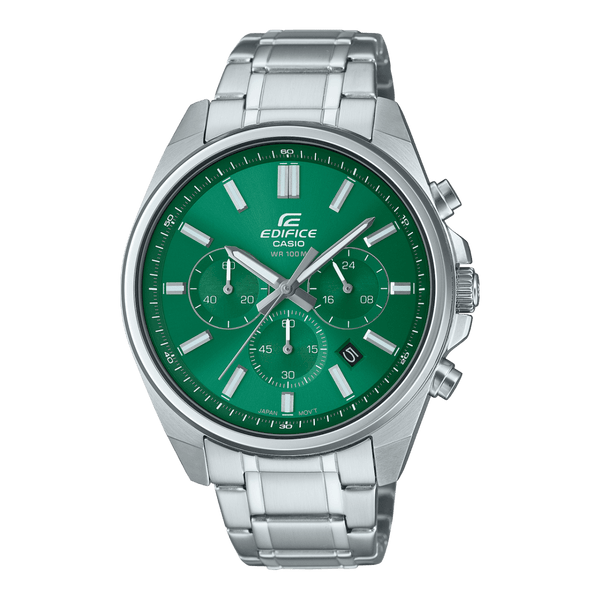 Casio Edifice EFV-650D-3AV Chronograph Green Stainless Steel Men Watch