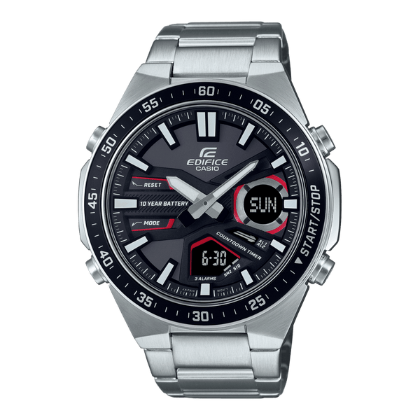 Casio Edifice Analog-Digital EFV-C110D-1A4 Stainless Steel Men Watch 