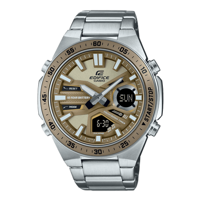 Casio Edifice EFV-C110D-5AV Brown Dial Steel Analog-Digital Men Watch