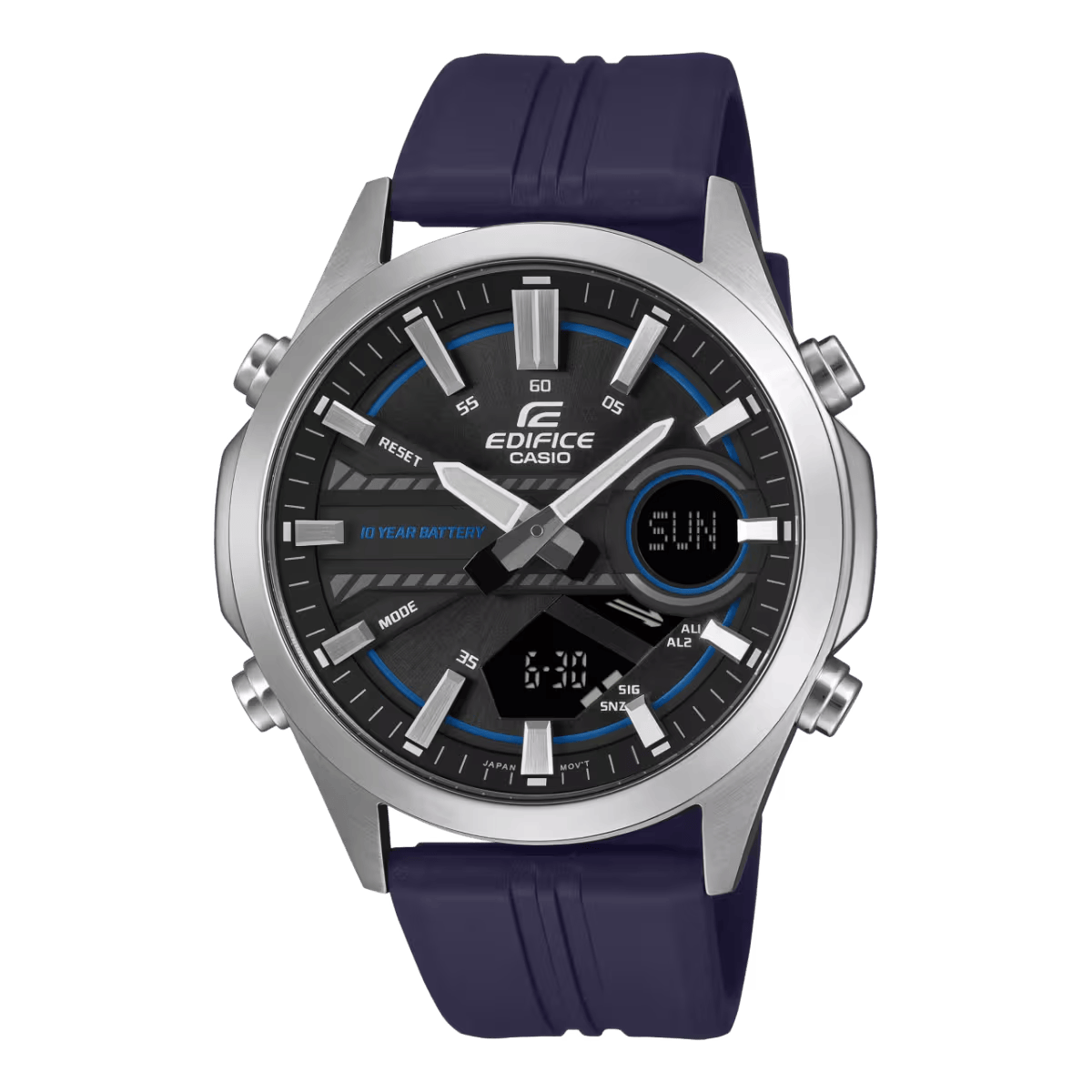 Casio Edifice EFV-C120P-1A2 Resin Band Analog-Digital Quartz Men Watch